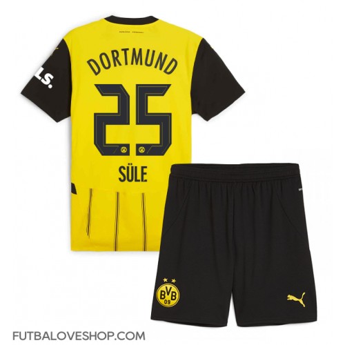 Dres Borussia Dortmund Niklas Sule #25 Domáci pre deti 2024-25 Krátky Rukáv (+ trenírky)